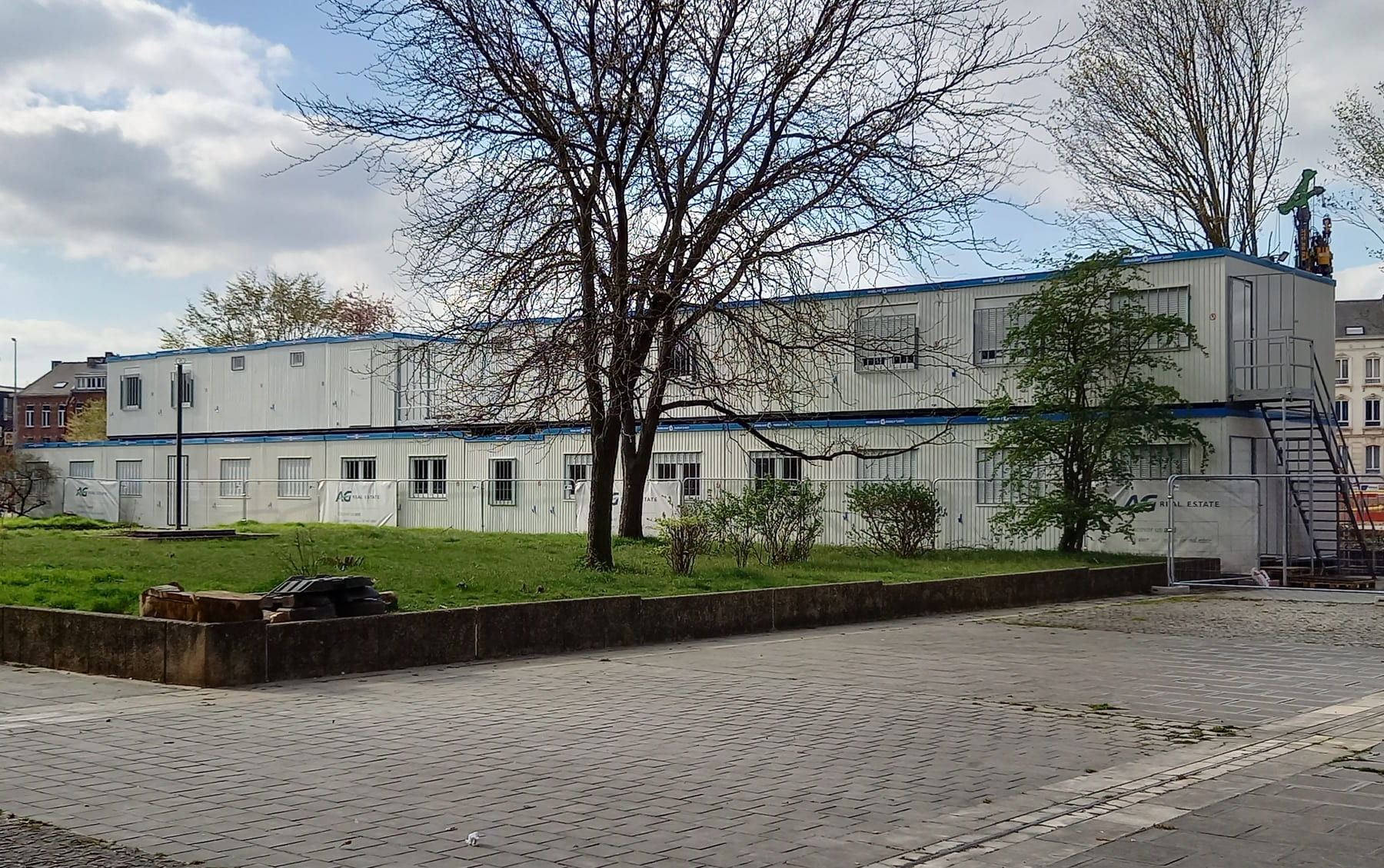 Containers - Chantier Palais de Justice Namur - BPC